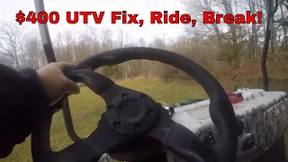 Linhai Big Horn 400 UTV 28, No Crank, No Spark, Troubleshooting & Repair!