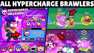 All Hypercharge Brawlers Gameplay!