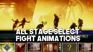 Mortal Kombat 11: All Characters Stage Select Fight Animations