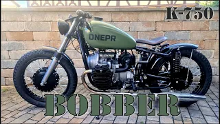 DNEPR K750 complete build I before and after I bobber I Ural I custom bike