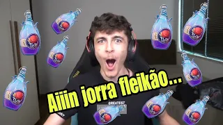 suetam reagindo a música que fizeram para ele o flakes