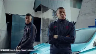 Nouvelle Renault Zoe (Kylian Mbappé & Presnel Kimpembe) "aigle" "partenaire officiel du PSG" Pub 30s