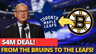 URGENT! BIG DEAL! BRUINS HERO ON THE WAY TO THE LEAFS! MAPLE LEAFS NEWS