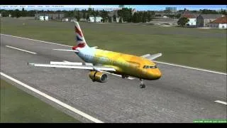 British Airways Firefly A319 Landing @ Hamburg FSX **1080HD**