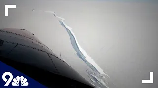 RAW: Iceberg bigger than NYC breaks off Antarctica