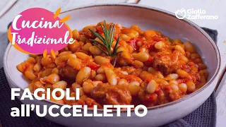 FAGIOLI all'UCCELLETTO - RICETTA TOSCANA della TRADIZIONE CONTADINA😋