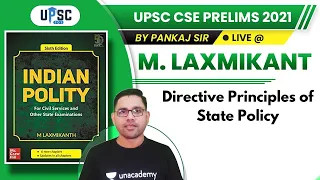 UPSC CSE Prelims 2021 | M. Laxmikant by Pankaj Sir | Directive Principles of State Policy