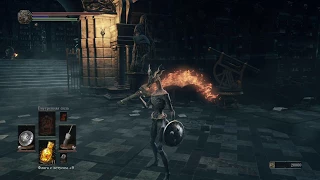DARK SOULS  III # great archive, Crystal Sage with one parry