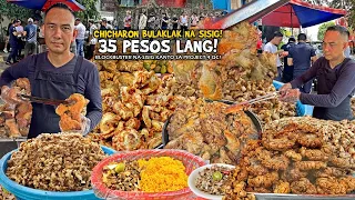 35Pesos lang ang "CHICHARON BULAKLAK na SISIG may JAVA RICE pa!" | BLOCKBUSTER na KANTO STYLE SISIG!