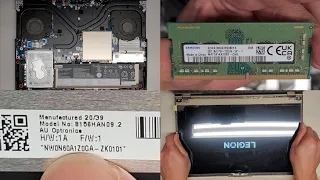 Lenovo Legion 5 15IMH05H Disassembly RAM SSD Hard Drive Upgrade Battery Screen Replacement Repair