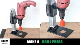 How To Make A Drill Press | Homemade Drill Guide | DIY