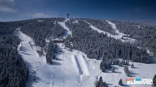 Klinovec ski resort. Czech Republic (February 2023)