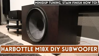 Best 18" DIY Subwoofer Build - The Harbottle M18X Plays Under 10hz! - (2021)