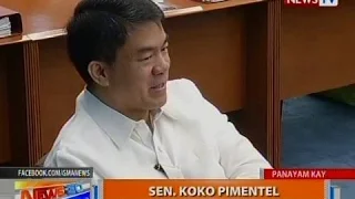 NTG: Panayam kay Sen. Pres. Koko Pimentel kaugnay sa pagdinig ng Senado kahapon