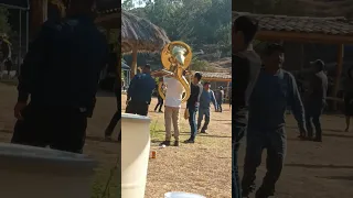 sábado de gloria en laguna de San Miguel cuevas