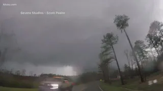 Searches resume after Alabama tornado leaves at least 23 dead