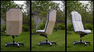 DIY Recycling an old office chair on a budget