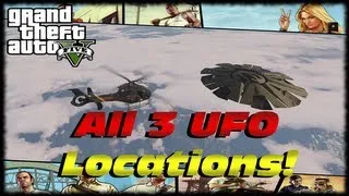 GTA 5 How To Find All 3 Flying UFO Easter Eggs in GTA V! Illuminati Mt Chilliad Easter Egg Riddle!