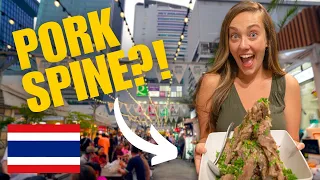 Foreigners Try PORK SPINE SOUP 🇹🇭 Thailand Travel Vlog