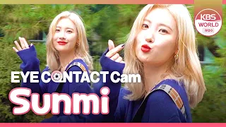 [4K] SUNMI EYE CONTACT CAM :: 선미 아이컨택캠(190906 MUSIC BANK)