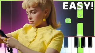 What Was I Made For? - Billie Eilish (From "Barbie") | EASY Piano Tutorial