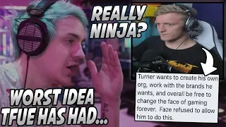 Ninja Explains Why Tfue Is Making A HUGE MISTAKE Creating His OWN Org & Why He'll NEVER Do It!