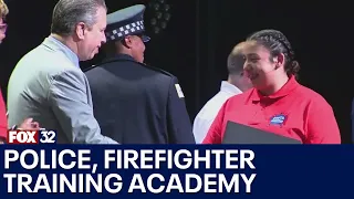 Students graduate from police and firefighter training academy