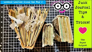 Lessons from My Old Junk Journals! :) A Tour of 3 Mini Junk Journals! The Paper Outpost