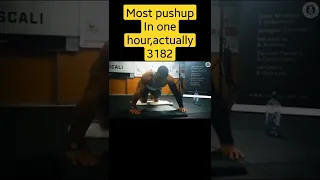 Most Pushups in one hour,world record by Daniel Scali #shorts #pushups #worldrecord #danielscali