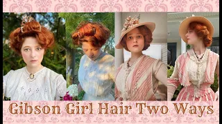 Gibson Girl Hair Two Way or, The art of hair stuffing