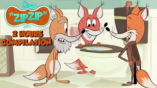 Zip Zip *A home tour for Wash's parents* 2 hours COMPILATION Season 2 - Cartoon for kids