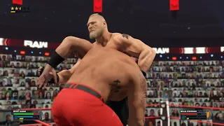 Full Match- Brock Lesnar VS Braun Strowman