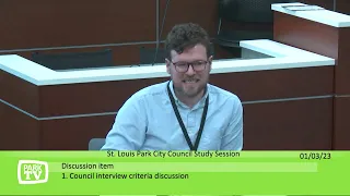 St Louis Park City Council Meeting Jan 3 2022