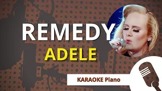 REMEDY (ADELE) - KARAOKE Piano