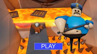 Escape from Barry's Prison Lava Mod Gameplay 3 Roblox