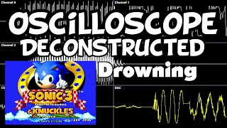 Sonic 3 and Knuckles - Drowning - Oscilloscope Deconstruction