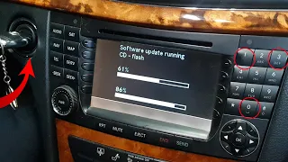 Mercedes W211 Firmware update Comand NTG1 to add new language and MP3 features / Comand MP3