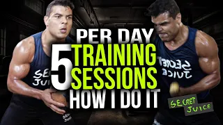 5 TRAINING SESSIONS A DAY - watch to find out how I do it!