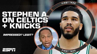 Stephen A. EXPECTED BETTER from the Celtics & doesn't see the Knicks winning the chip 👀 | First Take