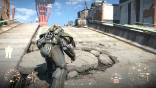 Fallout 4 - Fallen Skybridge (1440p 60 FPS)