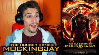 First Time Watching *THE HUNGER GAMES: MOCKINGJAY - PART 1 (2014)* Movie REACTION!!!