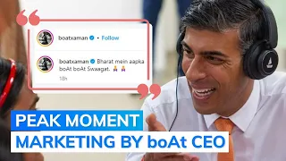 Rishi Sunak Spotted Wearing BoAt Headphones, CEO Aman Gupta Reacts