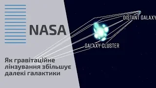 NASA | Як гравітаційне лінзування збільшує далекі галактики