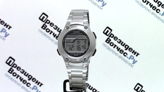 Часы Casio Illuminator W-212HD-1A [W-212HD-1AVEF] - Круговой обзор от PresidentWatches.Ru