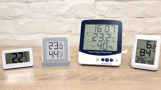 Выбираем термометр гигрометр с алиэкспресс. Обзор электронных термометров с датчиком влажности.