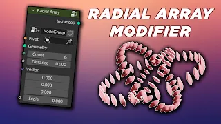 Blender Geometry Nodes - Radial Array Tutorial