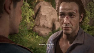 Uncharted 4: A Thief's End - No Escape:  Sully, Elena, Sam ''Don't Know When To Quit'' Cutscene PS4