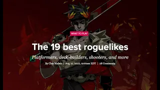 19 Games but None of Them are Rogue Likes