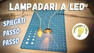 Lampadario a led - Accessori per Presepe fai da te