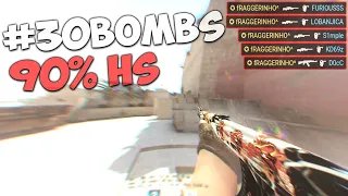 BEST CSGO AIM ASSIST CONFIG | 90% HS | 30BOMBS 🔥 EVERY GAME [ALL IN DESC..] (csgo montage)